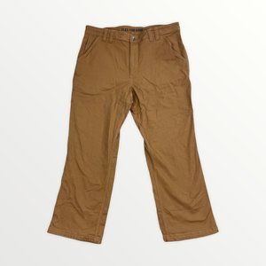 Duluth Trading Co. Flex Fire Hose Men's Brown Work Pants 40 x 29